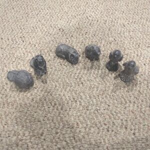 Set of Six A WOLF ORIGINAL Sculptures